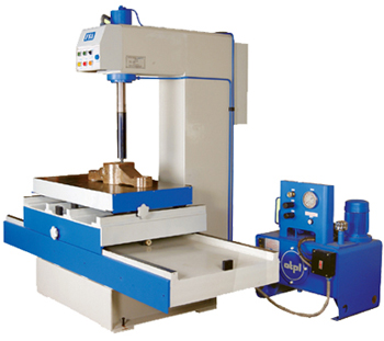 DEEP THROAT BRINELL HARDNESS TESTING MACHINES WITH ROLLER CONVEYOR