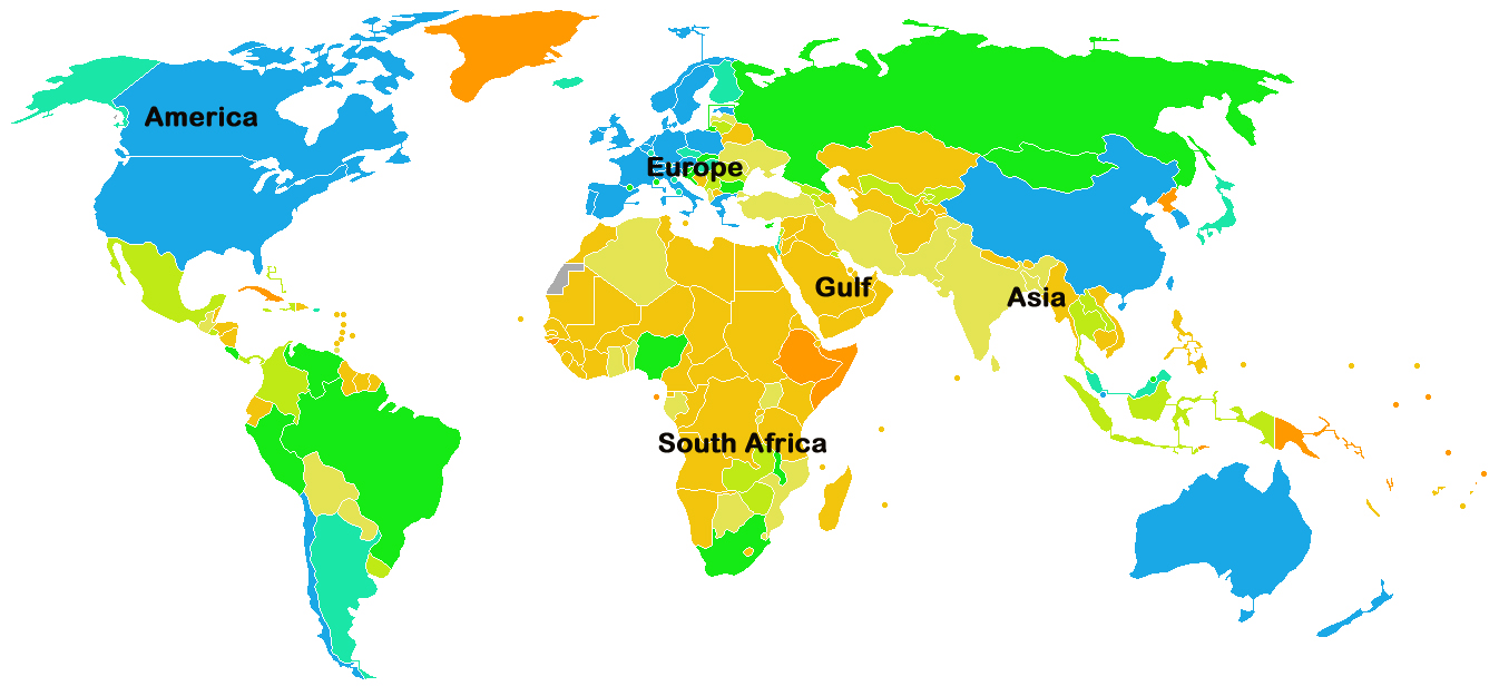 Wold Section Wise Export 